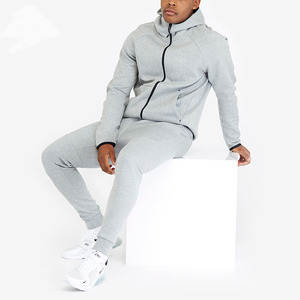 ชุดวอร์มฤดูหนาวน้ำหนักเบา ซับในผ้าฟลีซ ล้างสีแบบแอซิดวอช ปักลายเพชร ประดับด้วยลายพิมพ์ ผ้าฝ้าย 100% สำหรับการฝึกซ้อมในสภาพอากาศหนาวเย็น - Product Image 5