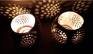 Handmade Coconut <b>Tealight</b> Candlestick Holder for Home Decoration Competitive Price Other Candle Holders <b>Lanterns</b> Candle Jars - Product Image 4