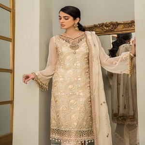 Salwar kameez-ropa de invierno para mujer, vestido de gasa - Product Image 1