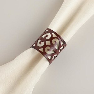 Fournisseur de gros de ronds de serviette en métal Porte-serviettes élégants - Product Image 4