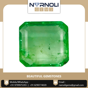 Gema de Esmeralda de primera calidad, gema preciosa de 3,78 quilates a precio bajo - Product Image 2