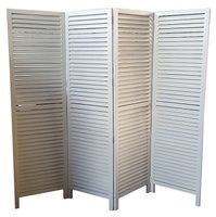 Paravents en bois d'acacia découpés au laser, design rustique pliable, pour usage intérieur, origine vietnamienne, respectueux de l'environnement, faciles à assembler