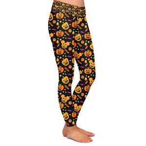 Leggings pour femmes Pantalons de yoga pour adultes, vêtements quotidiens, vente en gros de leggings rayés extensibles en coton pour femmes - Product Image 2