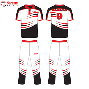 Kit de cricket en jersey demi-manches pour hommes de haute qualité ensemble d'uniformes avec logo personnalisé et sublimation - Product Image 1