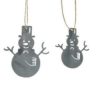 Tête de bougies suspendus, en métal blanc, pour noël - Product Image 6