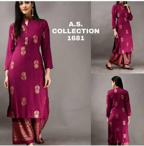 Yeni çekici görünüm günlük giyim dijital baskılı Jarmon şantuk pamuk uzun elbisesi hint kız giyim hazır düşük fiyat toptan giysi - Product Image 3