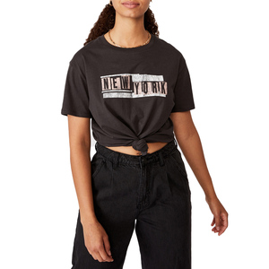 เสื้อยืดคอกลม OEM ใหม่ ออกแบบเองได้ พร้อมสกรีนลาย 100% ผ้าฝ้ายเจอร์ซีย์ สำหรับผู้หญิงและนางแบบ - Product Image 1