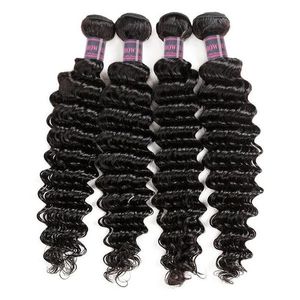 Cheveux ondulés vietnamiens bruts de qualité standard des États-Unis pour un seul corps Style de vague d'eau profonde Cheveux humains naturels Tressage d'approvisionnement en vrac - Product Image 2