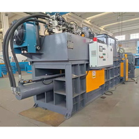Nouveau compacteur de carton horizontal PLC presse à balles hydraulique automatique pour cartons en plastique déchets papier PET presse à balles Machine