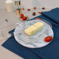 [Holar] Beurrier en plastique transparent fabriqué à Taïwan avec couvercle