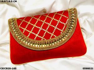 กระเป๋าคลัทช์สไตล์ดีไซเนอร์ชาติพันธุ์ตอนเย็น - Product Image 4