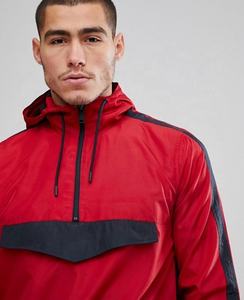 Offre Spéciale Mode Hommes Veste coupe-vent/demi-Fermeture Éclair En Nylon Élégant Veste Coupe-Vent Personnalisée - Product Image 4