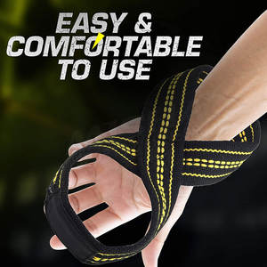 Correas de levantamiento de pesas con logotipo personalizado, 8 correas de muñeca para gimnasio, entrenamiento, Powerlifting - Product Image 5