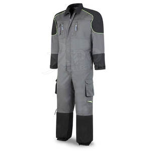 Overoles de invierno reutilizables lavables de alta visibilidad personalizados con logotipo personalizado impermeable y ropa de trabajo de seguridad con flash LED - Product Image 1