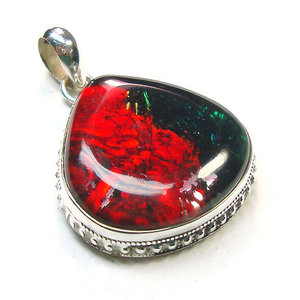 Pendentifs en argent 925 pour femmes, pierres précieuses, bijoux tendance - Product Image 1