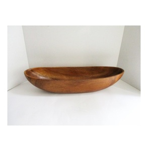 ชามแป้งทำจากไม้ที่ดีที่สุดและคุณภาพระดับพรีเมียมชามแป้งทำด้วยมือทำจากไม้ - Product Image 1