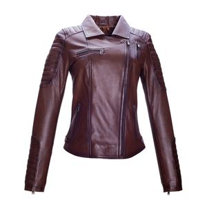 Novedades de Invierno, Chaqueta de Motocicleta de Cuero para Mujer, Diseño Sólido, Ecológico, Resistente al Viento, Elegante y Único, Gran Venta - Product Image 5