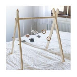Juguete de madera de jungla para bebé, gimnasio de animales, ciervo y oso ecológico, 99GD - Product Image 5