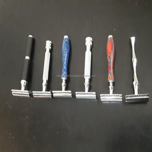 Master Heir-maquinilla de afeitar de doble filo, afeitadora clásica de seguridad con mango largo para salón de barbería - Product Image 1