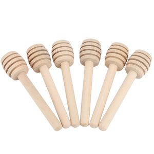 Palitos de madera de bambú para miel, venta al por mayor, se acepta cuchara de inmersión de madera con mango largo - Product Image 2