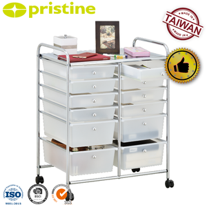 Bán Ebay hộ gia đình lưu trữ nhựa lưu trữ ngăn kéo giỏ MIT bán buôn Đài Loan đồ nội thất nhà sản xuất xe đẩy Tủ <span class=keywords><strong>12</strong></span> Tier - Product Image 5