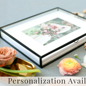 <b>BLACK</b> Glass <b>Box</b> | 8x10 Photo <b>Box</b> | Proof Print Packaging | Photographer Gifts for Clients - Product Image 1