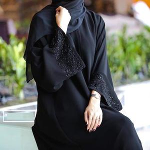 2020-2021สีดำ Nida ปัก Irani Kaftan Abaya Dubai Abaya - Product Image 3