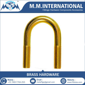 ที่ยึดหัวแบนแบบก้านแคบชุบทองเหลืองนิกเกิลออกแบบได้ตามต้องการผลิตในอินเดีย - Product Image 5