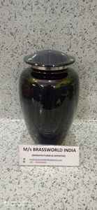โกศสำหรับงานศพอะลูมิเนียมสีน้ำเงินและสีดำโดย brassworld อินเดีย - Product Image 2
