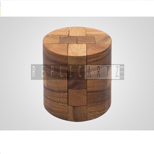 Haute qualité en bois poudre fût cylindre Puzzle casse-tête pour adultes ou enfants jouets éducatifs faits à la main - Product Image 1
