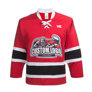 Camiseta de Hockey sobre hielo 100% poliéster, Jersey Reversible personalizado con cualquier logotipo, venta al por mayor - Product Image 5