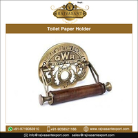 Porte-papier toilette en fonte de style victorien antique |   Porte-rouleau de papier toilette vintage GWR à fixer au mur |   Décoration vintage