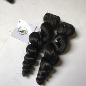 Mèches 100% naturelles Loose Wave vierges avec Lace Frontal, 13x6 Transparent, Swiss HD, pour femme noire - Product Image 2