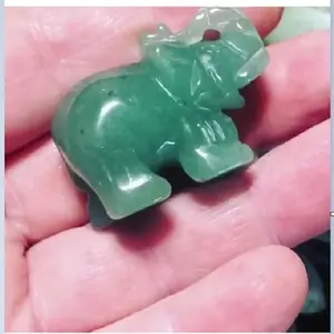 Super Quality Green-Jade Elephant Carving Stone At Factory Price
