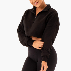 Pull-over à capuche, impression graphique, Logo personnalisé, broderie pour femmes, étiquette de taille, couleurs unies, nouvelle collection - Product Image 6