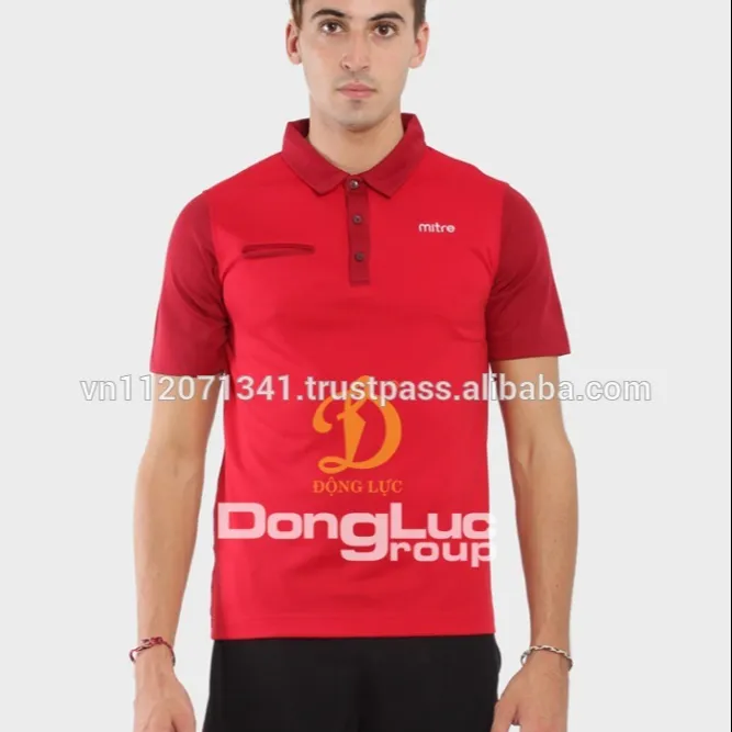 Design personalizzato abbigliamento sportivo polo abbigliamento in poliestere maglietta da uomo traspirante di nuova qualità da uomo all'ingrosso di alta qualità