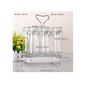 Porte-verre en acier inoxydable fait à la main avec la plus grande qualité porte-verre de forme rectangulaire à vendre - Product Image 1