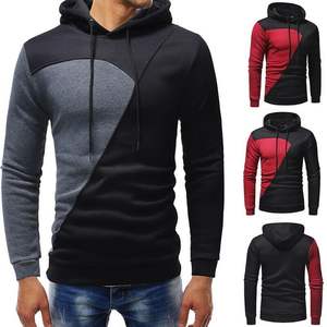 Alta calidad moda Oversize logotipo personalizado invierno Streetwear bordado liso pulóver en blanco sudaderas con capucha para hombre, 100% algodón - Product Image 3