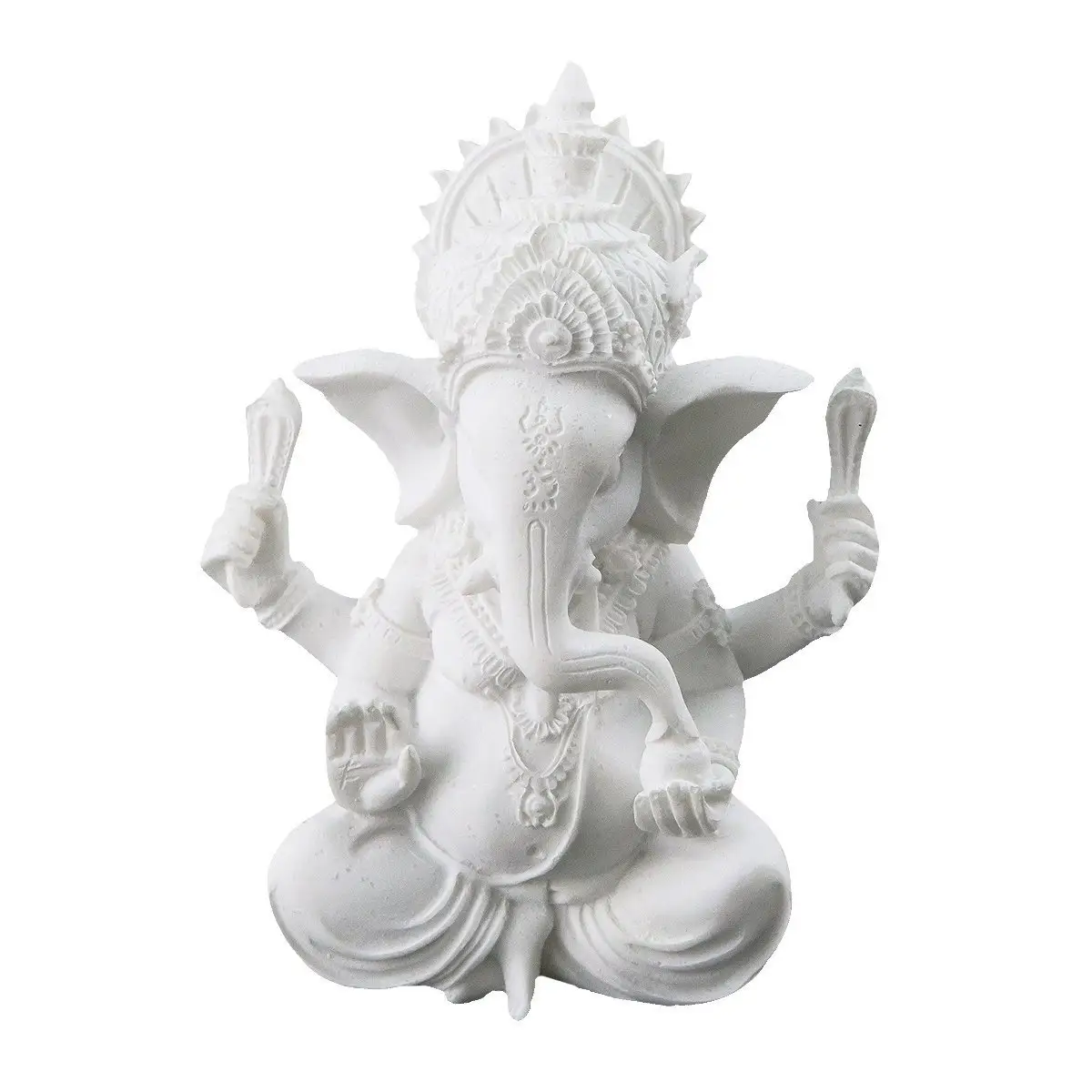 חדש בעבודת יד שיש גנש פסל גן הודו דתי חיים גודל לבן שיש מייצר בהודו באופן הטוב ביותר סיטונאי מחיר