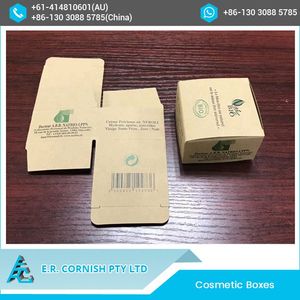 Embalaje de botellas para el cuidado del cabello, cajas de papel Kraft marrón, directo de fábrica - Product Image 3