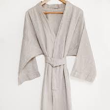 Robe en lin pur pré-lavé rose blush motif solide ODM tissu tissé teint en fil - Product Image 5