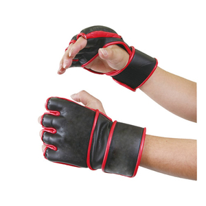 Gants UFC et MMA en cuir véritable, gants d'entraînement de boxe et de combat - Product Image 1