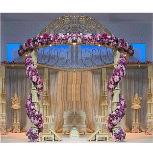 Grand Mandap de mariage indien Maharani Leicester, Mandap intérieur luxueux, Mandap de mariage traditionnel élégant, Mandap de mariage Gujarati USA - Product Image 1