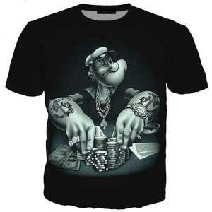 Áo Phông In Hình Popeye Thủy Thủ Chuyển Hình 3D Hoạt Hình Áo Phông In Hình Hoạt Hình Kỹ Thuật Số Tùy Chỉnh - Product Image 6