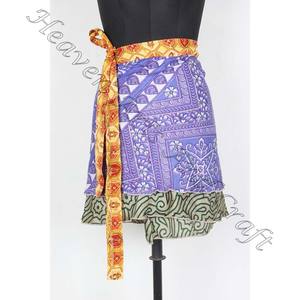 Minifalda de seda Reversible, falda mágica de 21 ", con cuello Halter - Product Image 2