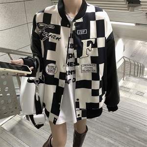 Vestes personnaliséesVeste pour hommes Veste de baseball personnalisée en gros Veste d'université en laine de grande taille pour hommes - Product Image 6