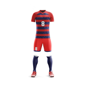 Custom Logo Football Uniform for Boys Comfortable Polyester <b>Soccer</b> Jersey Set with Automated Cutting Technology - Product Image 1