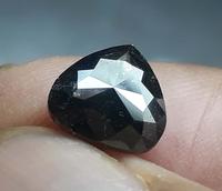 Haut de Gamme Diamant Naturel En Forme de Coeur de Couleur Noire, En Forme De Coeur Fantaisie Noir Diamant Prix Par Carat