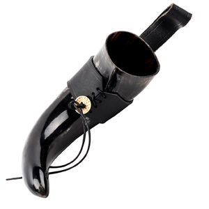 Nouvelle corne à boire avec étui en cuir à boire Viking bière corne à boire véritable meilleure qualité sculptée à la main par Axiom Home Agate - Product Image 5