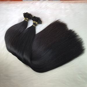 Hot Items Best Quality 100% Vietnamese Keratin U Tip Straight Natural <b>Black</b> Human <b>Hair</b> <b>Extensions</b> - Product Image 2